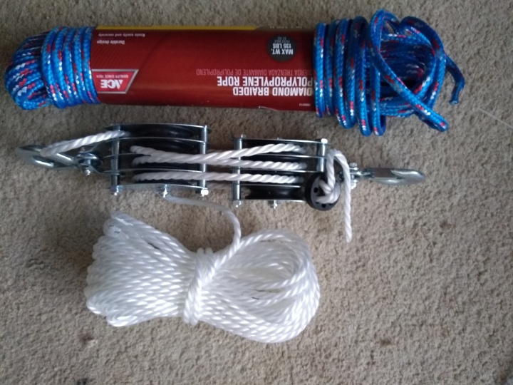 My new block and tackle.