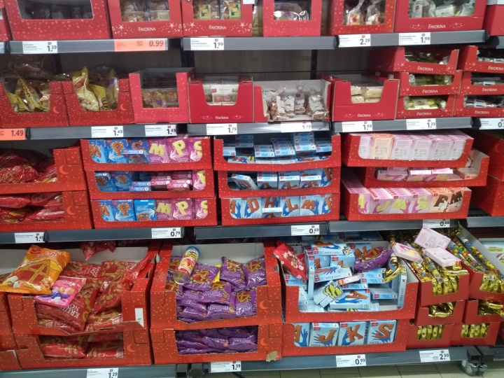 Sinterklaas Stuff at LIDL Sinterklaas stuff for sale at my local LIDL in Amstelveen.