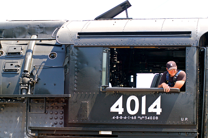 Big Boy Locomotive 4014 at the UP facility in West Chicago