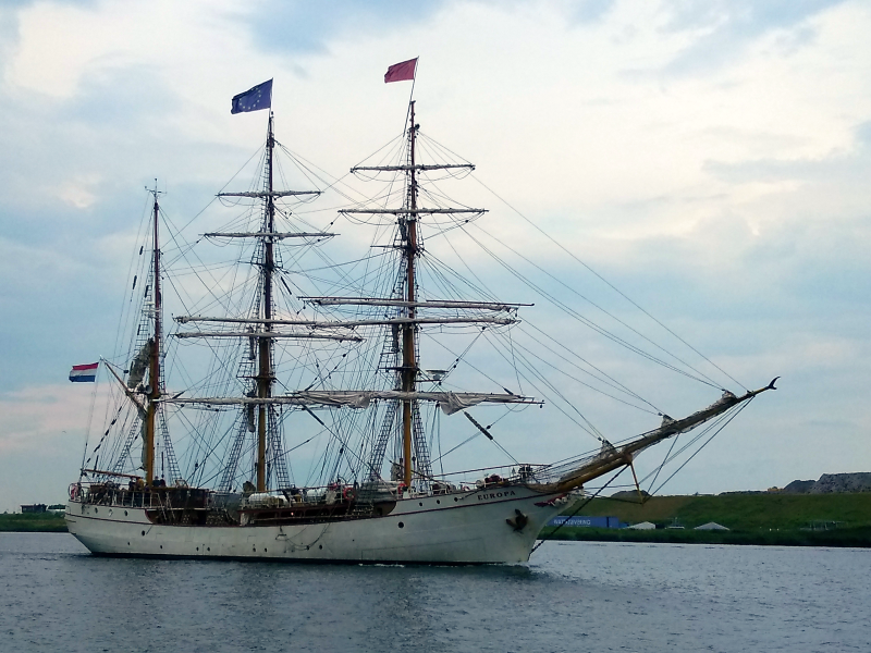 Europa The Steel-hulled Barque Europa